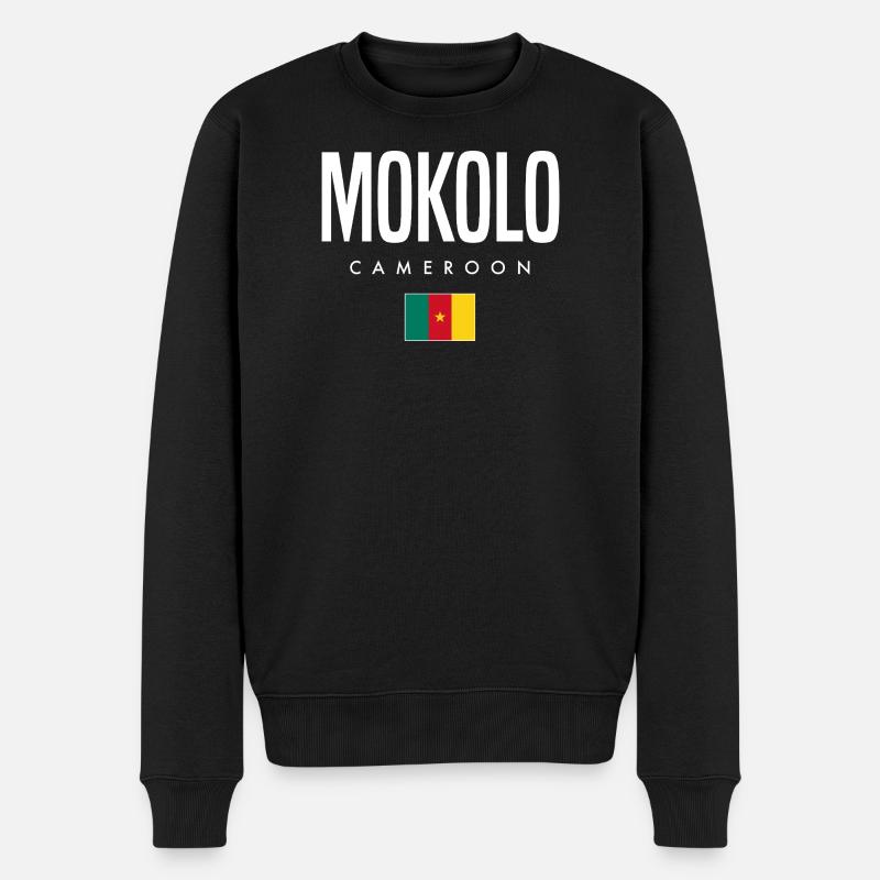 Mokolo Cameroun Camerounais - Pull Premium bio Homme - noir