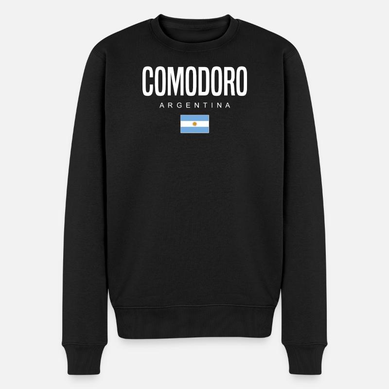 Comodoro Argentine Argentin - Pull Premium bio Homme - noir