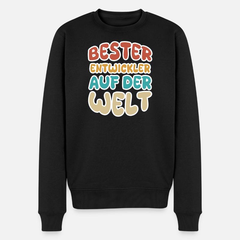 Appel au développeur - Pull Premium bio Homme - noir