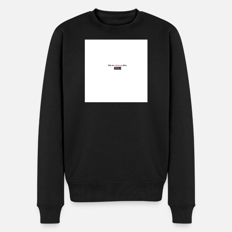 Asere Blanc - Pull Premium bio Homme - noir