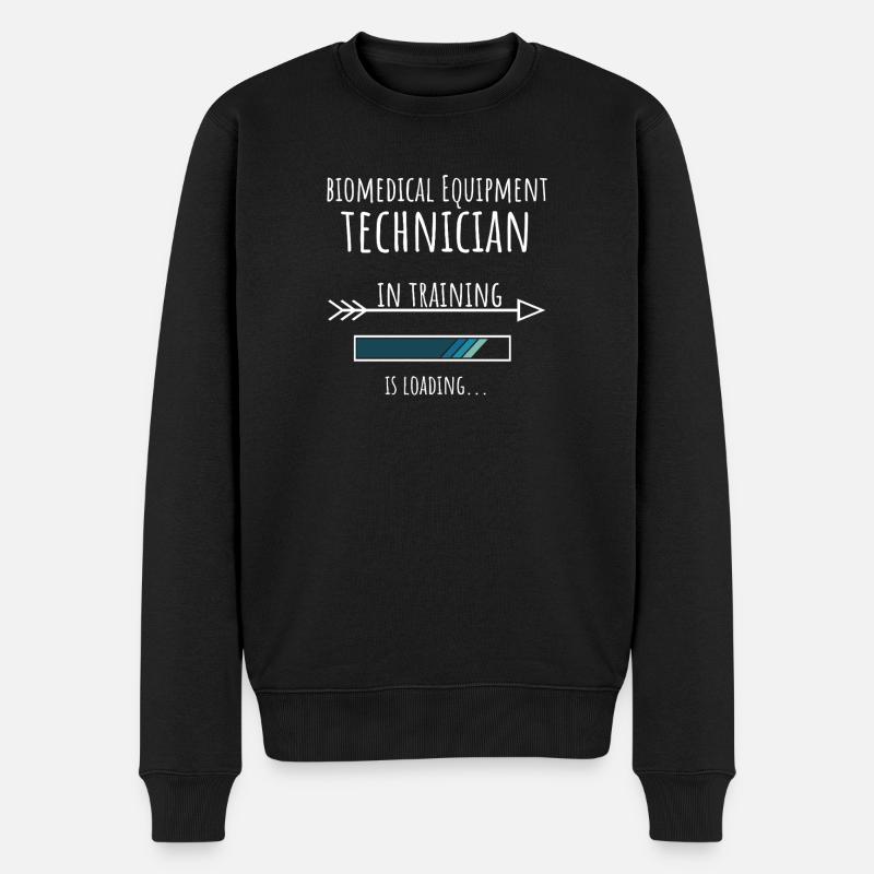 Geschenk Beruf Ausbildung Medizintechnik-Techniker - Männer Premium Bio Pullover - Schwarz