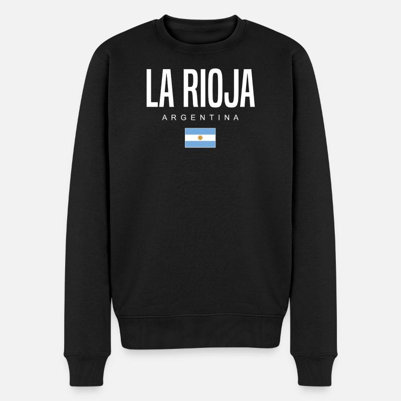 La Rioja Argentinien Argentinier - Männer Premium Bio Pullover - Schwarz