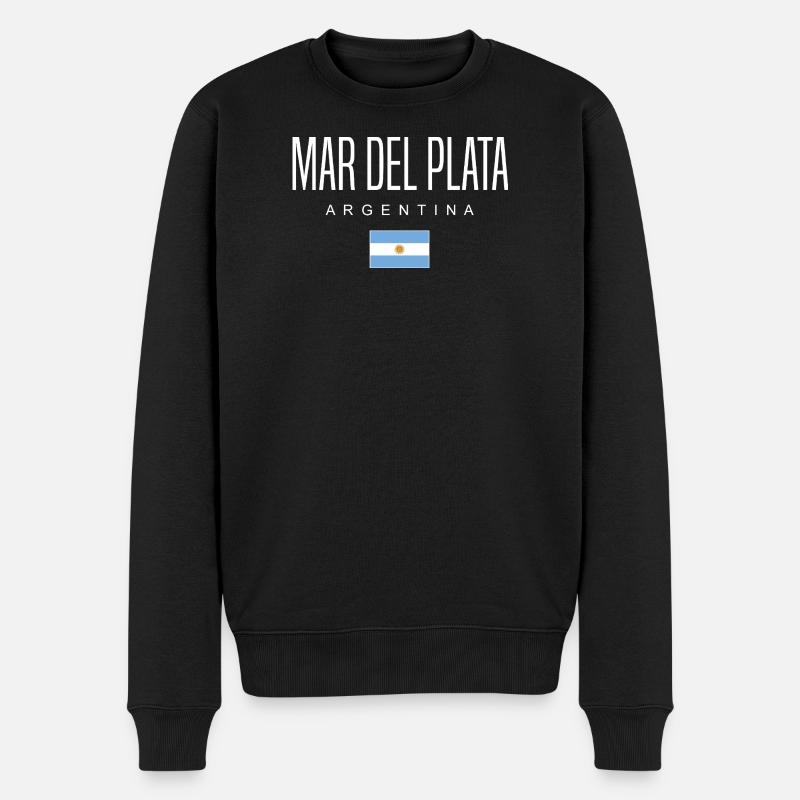 Mardelplata Argentine Argentin - Pull Premium bio Homme - noir