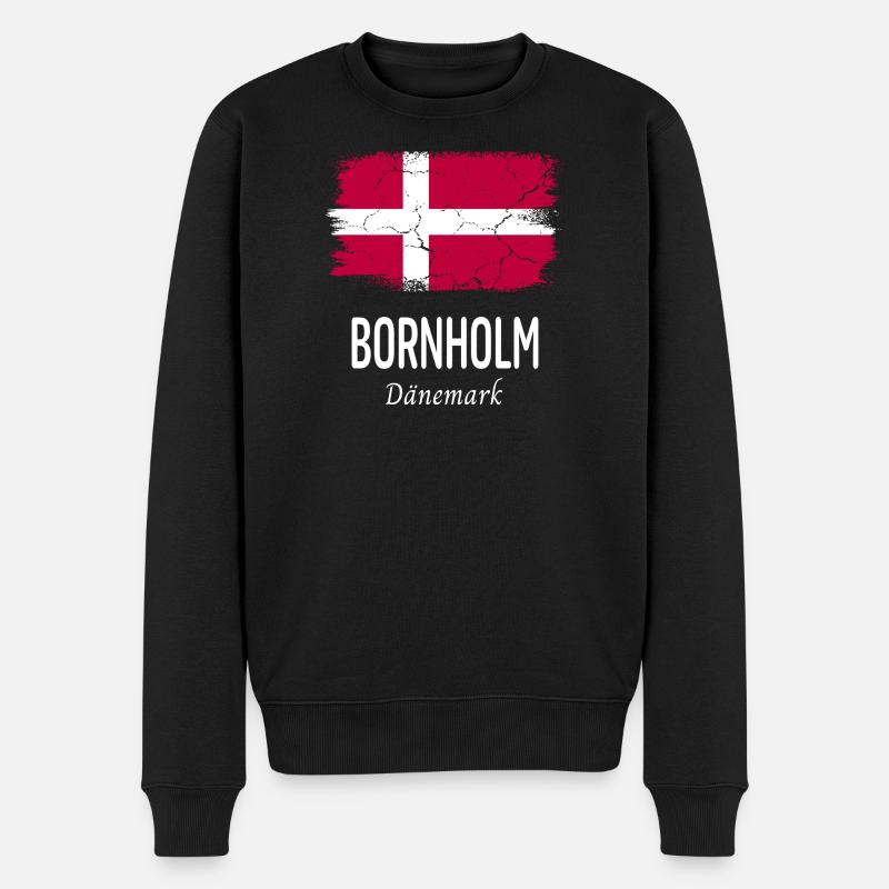 Bornholm - Pull Premium bio Homme - noir
