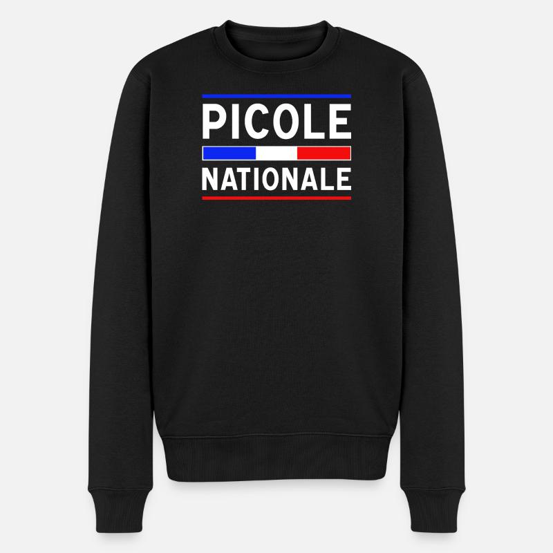 Picole Nationale nouveau design - Pull Premium bio Homme - noir