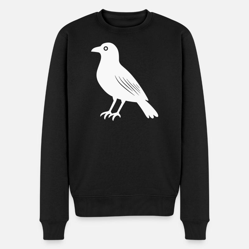 Rabe  - Männer Premium Bio Pullover - Schwarz
