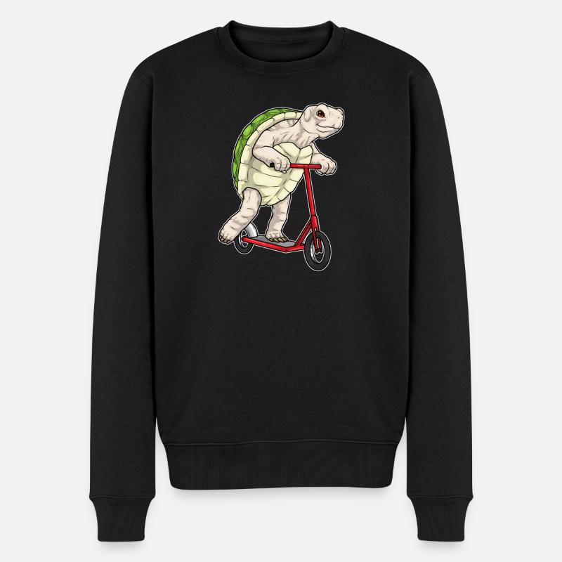 Scooter tortue - Pull Premium bio Homme - noir