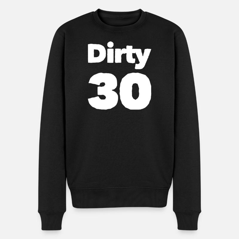 Dirty 30 30e anniversaire - Pull Premium bio Homme - noir