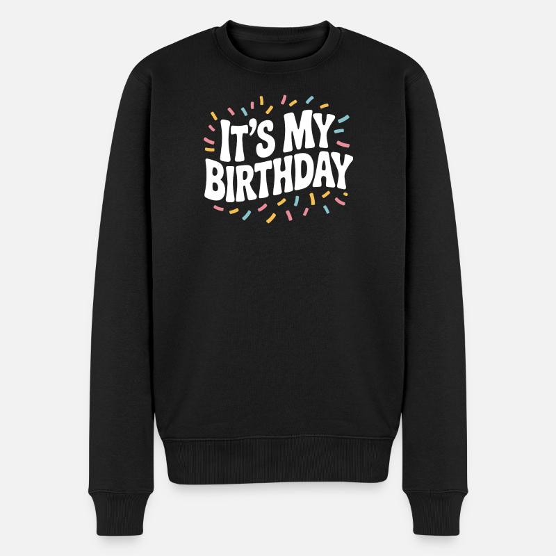 C'est mon anniversaire - Pull Premium bio Homme - noir
