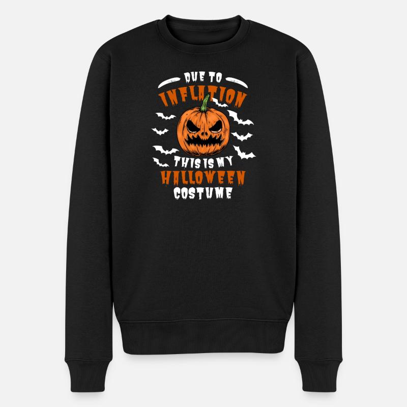 Drôle d’inflation Halloween Cotes - Pull Premium bio Homme - noir