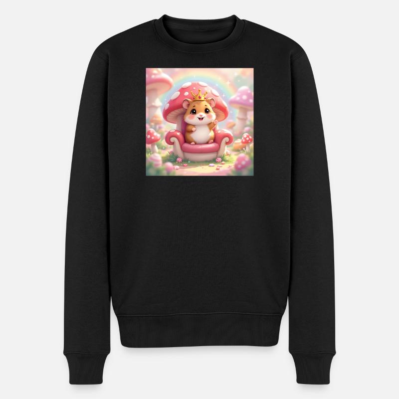 Royal Hamster - Pull Premium bio Homme - noir