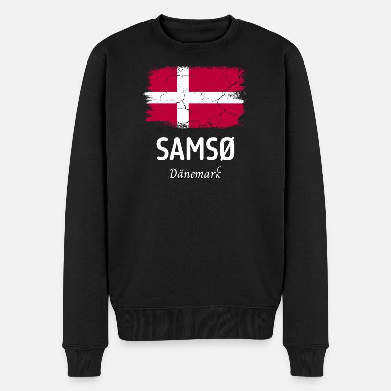 Samso - Men's Premium Organic Jumper - black