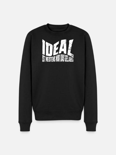 Mysterium des Selbstverständnisses - Männer Premium Bio Pullover - Schwarz