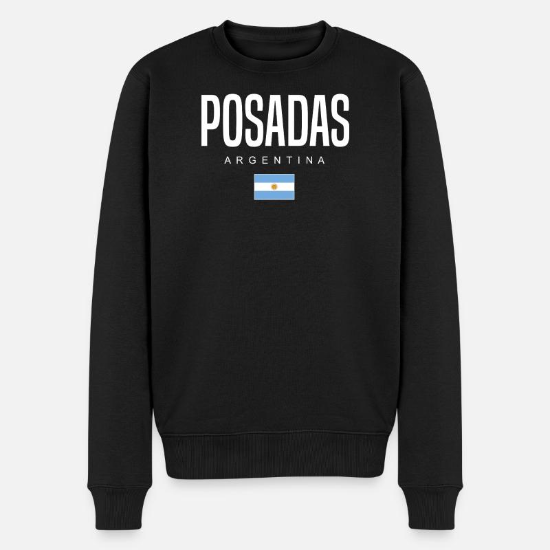 Posadas Argentine Argentins - Pull Premium bio Homme - noir