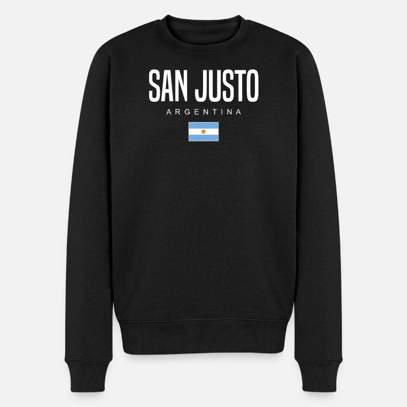 San Justo Argentine Argentine - Pull Premium bio Homme - noir