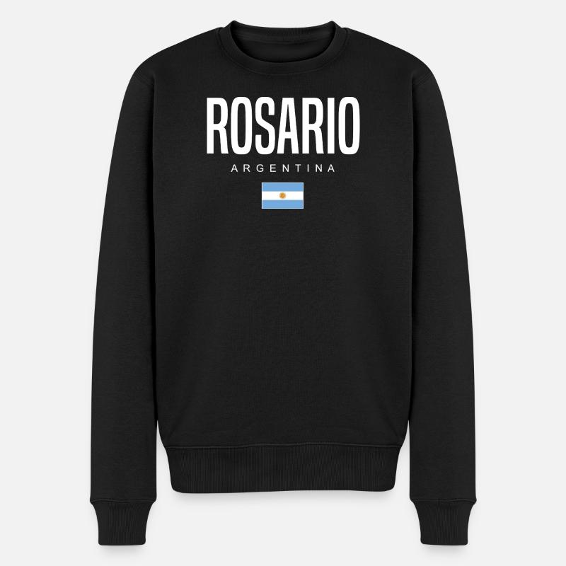Rosario Argentinien Argentinier - Männer Premium Bio Pullover - Schwarz