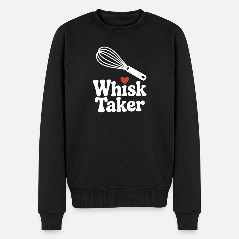 Schneebesen Taker - Männer Premium Bio Pullover - Schwarz