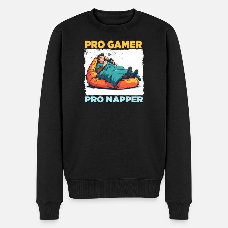 Pro Gamer Relaxation Design - Pull Premium bio Homme - noir