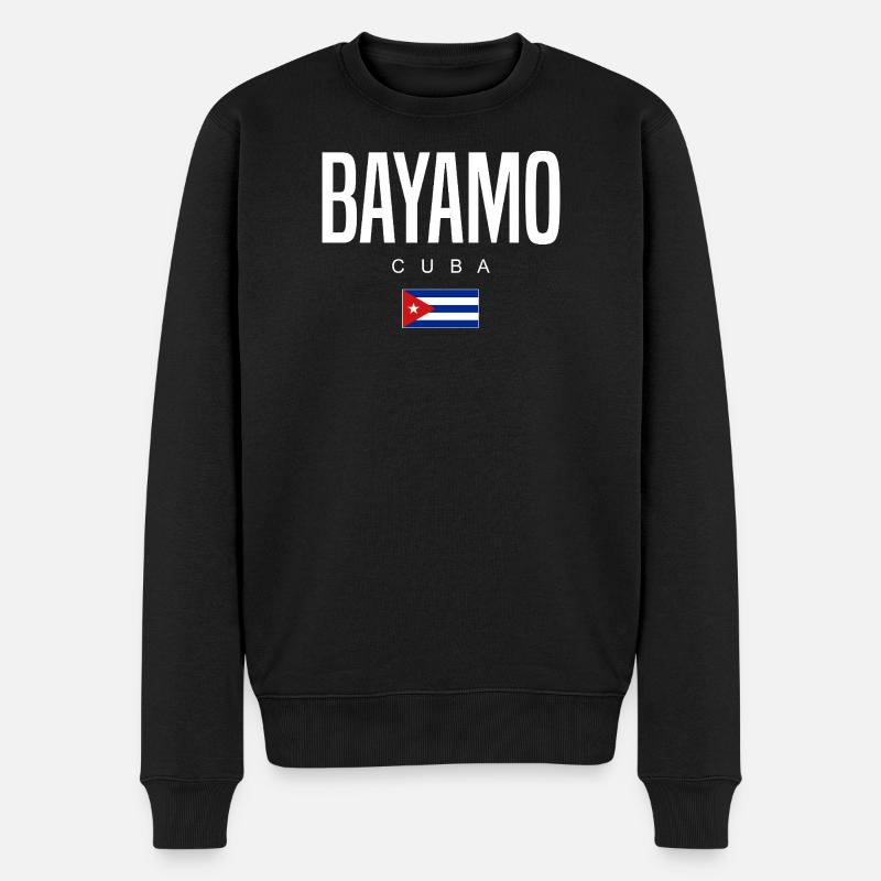 Bayamo Cuba Cubains - Pull Premium bio Homme - noir