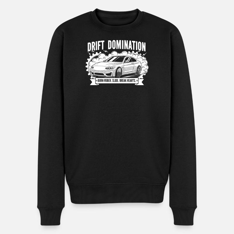 Drift Domination - Männer Premium Bio Pullover - Schwarz