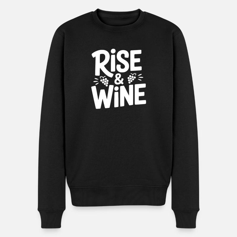 Lever et vin - Pull Premium bio Homme - noir