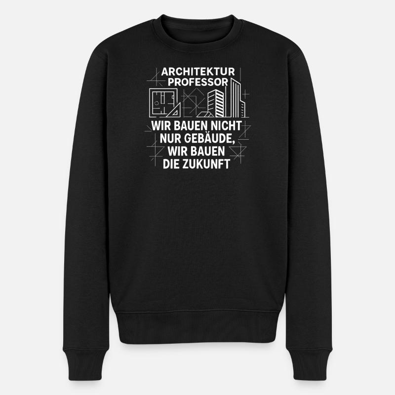 Architektur-Profi Spruch - Männer Premium Bio Pullover - Schwarz