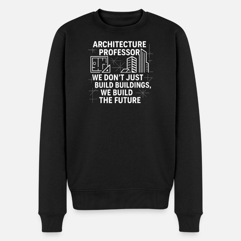 Professeur d’architecture - Pull Premium bio Homme - noir