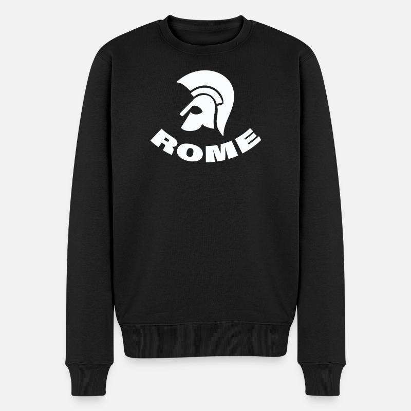 Rome - Pull Premium bio Homme - noir