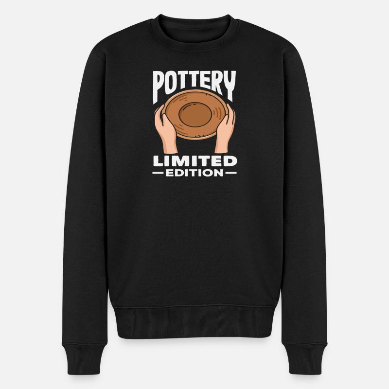 Poterie Édition Limitée Handmade Passion - Pull Premium bio Homme - noir
