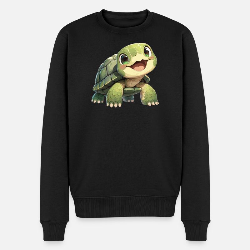 Tortues Tortue - Pull Premium bio Homme - noir