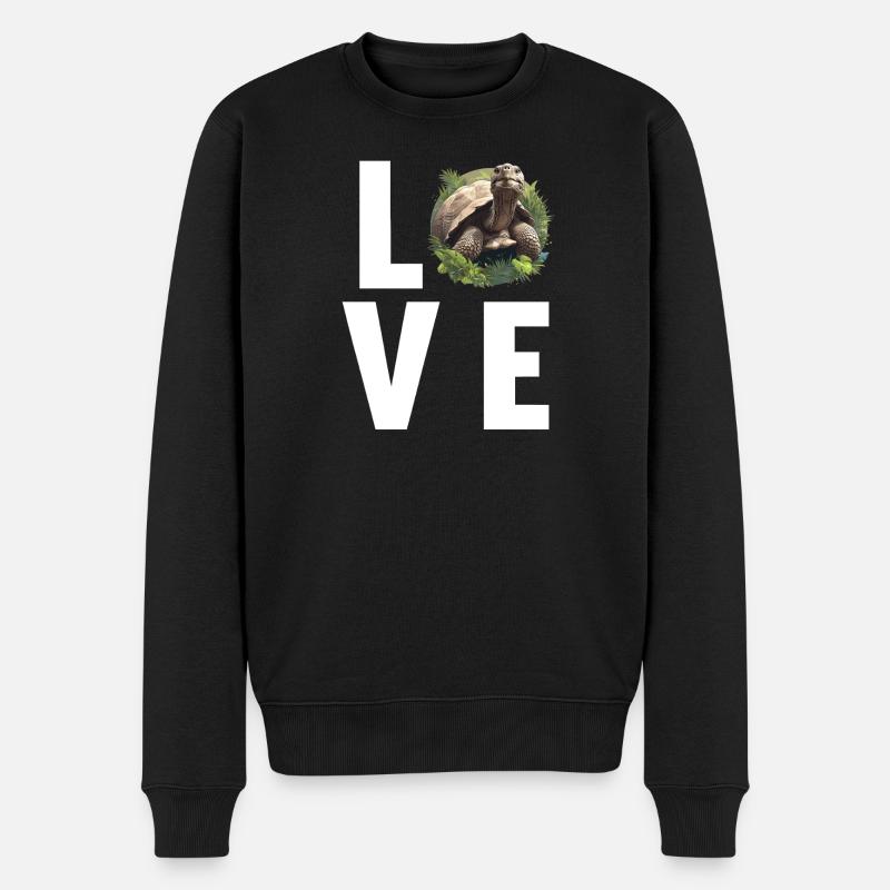 Tortues Tortue - Pull Premium bio Homme - noir