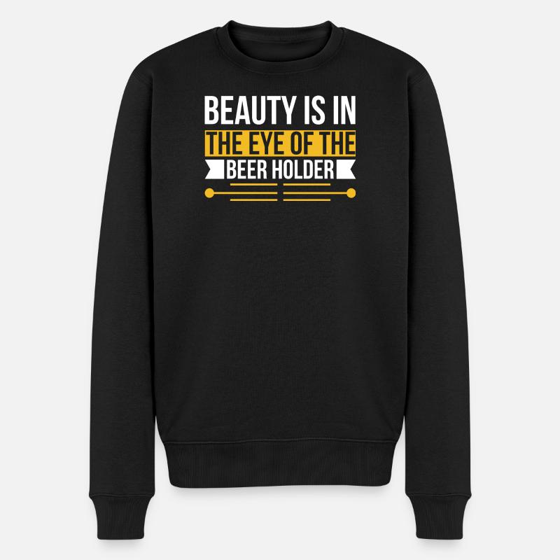 Porte-bière de beauté - Pull Premium bio Homme - noir