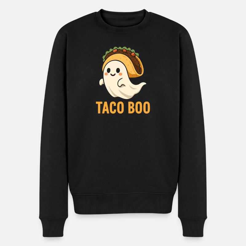 Babytaco Geist mit Humor - Männer Premium Bio Pullover - Schwarz