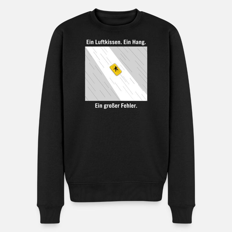 Une grosse erreur - Pull Premium bio Homme - noir
