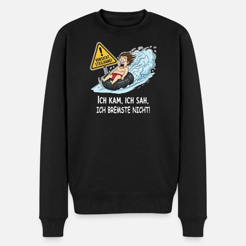 Je n'ai pas freiné - Pull Premium bio Homme - noir