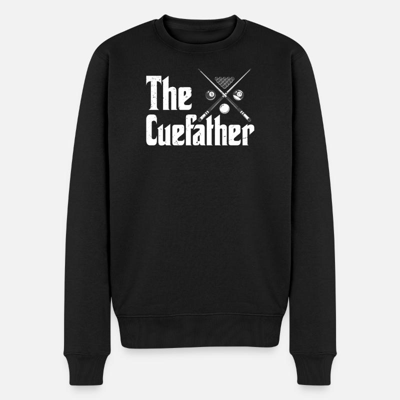 Le Cuefather - Pull Premium bio Homme - noir