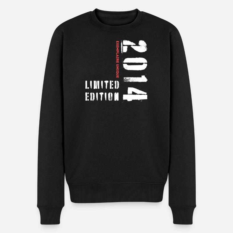 Limited Edition 2014 Exemplaire Unique - Pull Premium bio Homme - noir