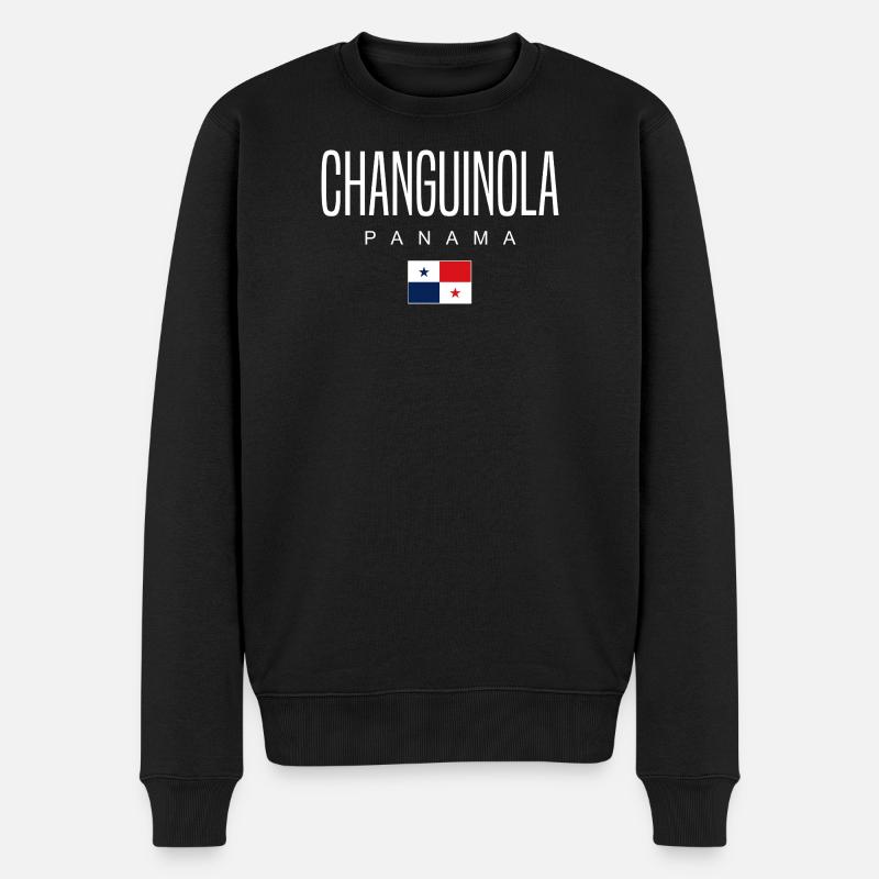 Changuinola Panama Panamaer - Männer Premium Bio Pullover - Schwarz
