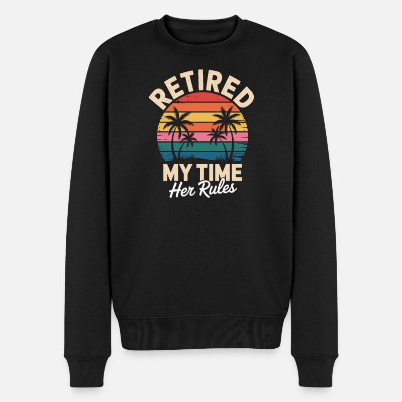 Retraite des retraités - Pull Premium bio Homme - noir