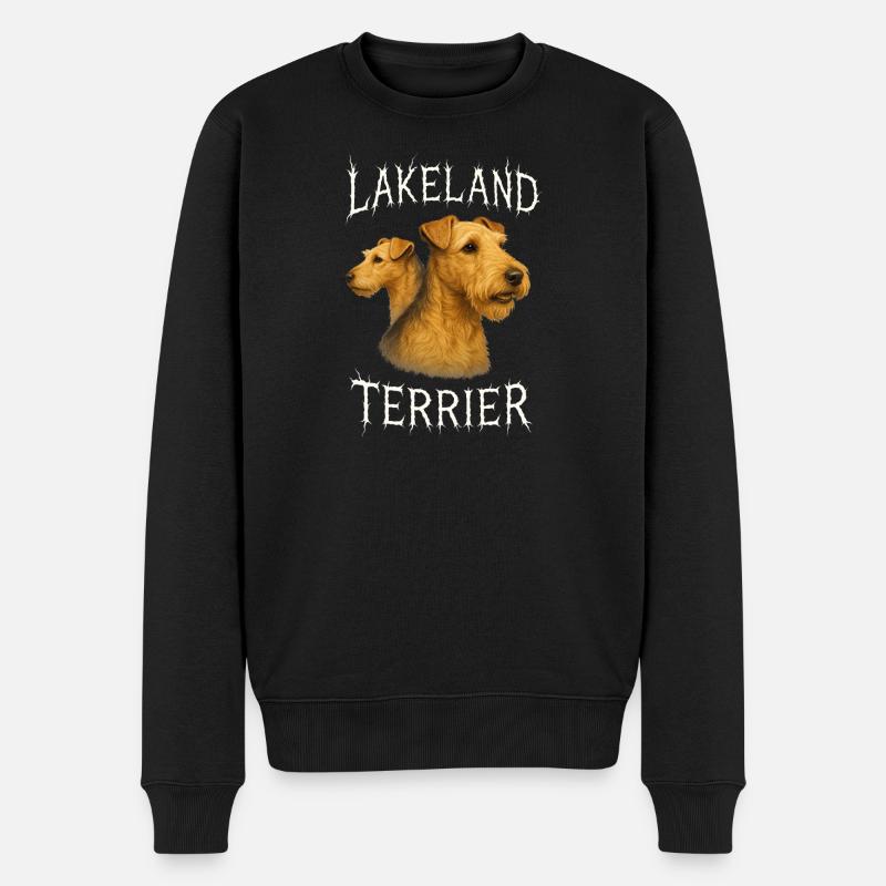 Lakeland Terrier - Pull Premium bio Homme - noir