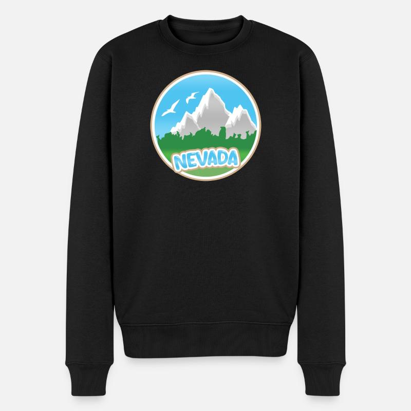 Nevada en tant que Nevada - Pull Premium bio Homme - noir