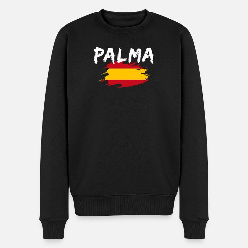 Palma, Espagne - Pull Premium bio Homme - noir