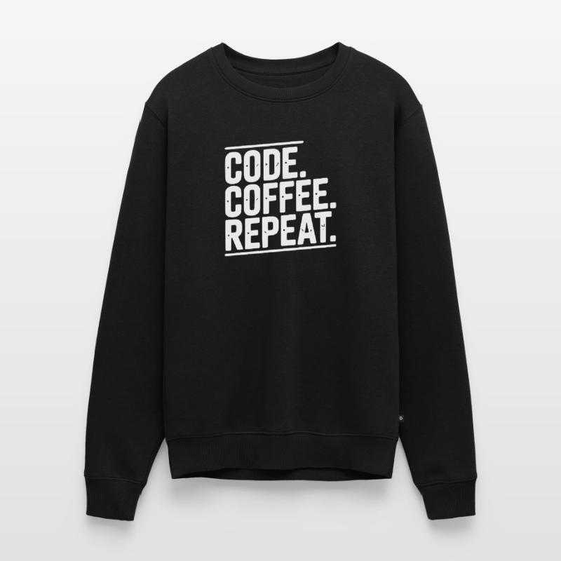 Code Coffee Repeat Pull Premium bio Homme