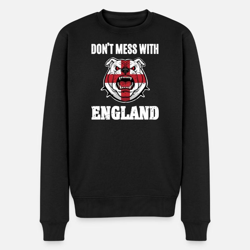 Drone de combat Bulldog Angleterre - Pull Premium bio Homme - noir