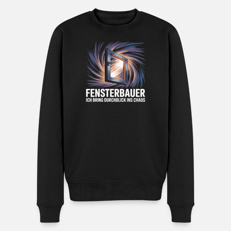 Fabricant de fenêtres - Pull Premium bio Homme - noir