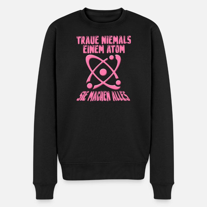 Physics Physicist Teacher Science Funny Saying - Men's Premium Organic Jumper - black