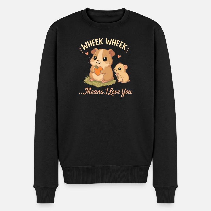 Assistenz-Imker - Männer Premium Bio Pullover - Schwarz