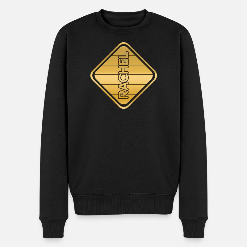 Rachel - Männer Premium Bio Pullover - Schwarz