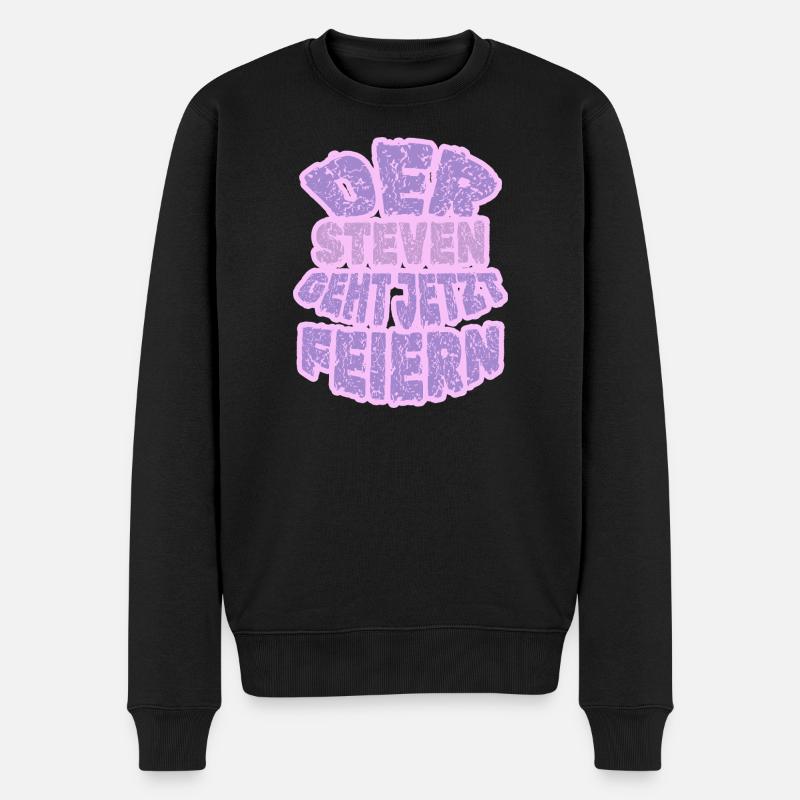 Cadeau pour Steven - Pull Premium bio Homme - noir