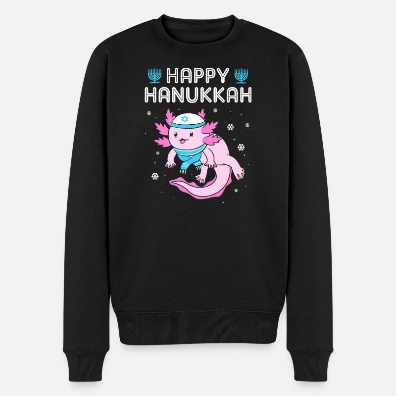Hanoukka Hanoukka Hanoukka - Pull Premium bio Homme - noir